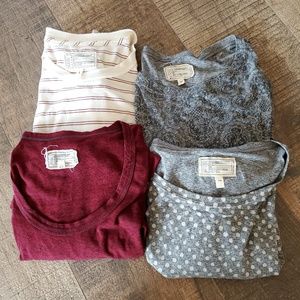 Current Elliott lot of 4 tops sizes 1and 2